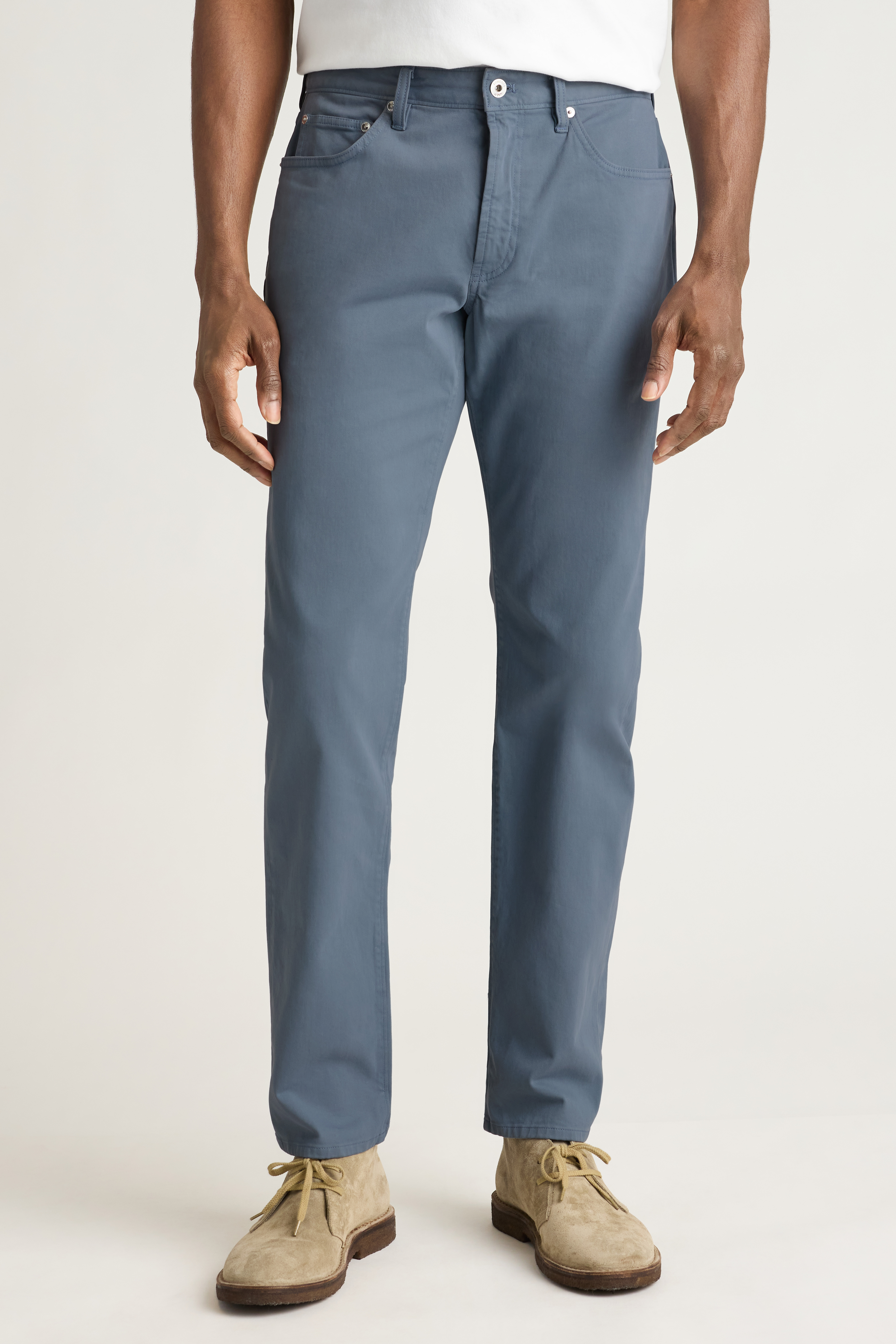 Italian Brushed 5-Pocket Pants