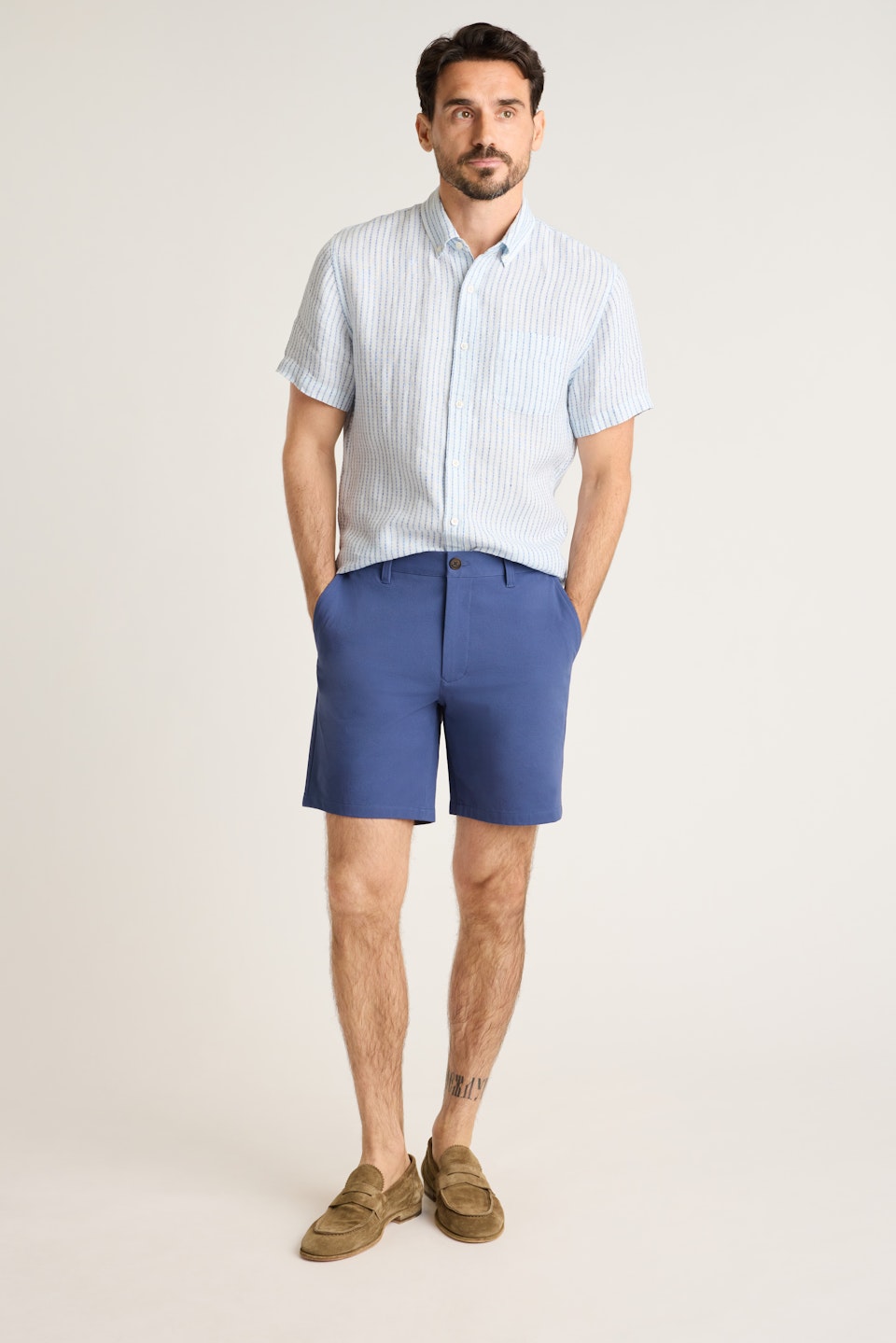 The Chino Shorts 2.0 Athletic for Men by Bonobos - Varsity Blues - 357