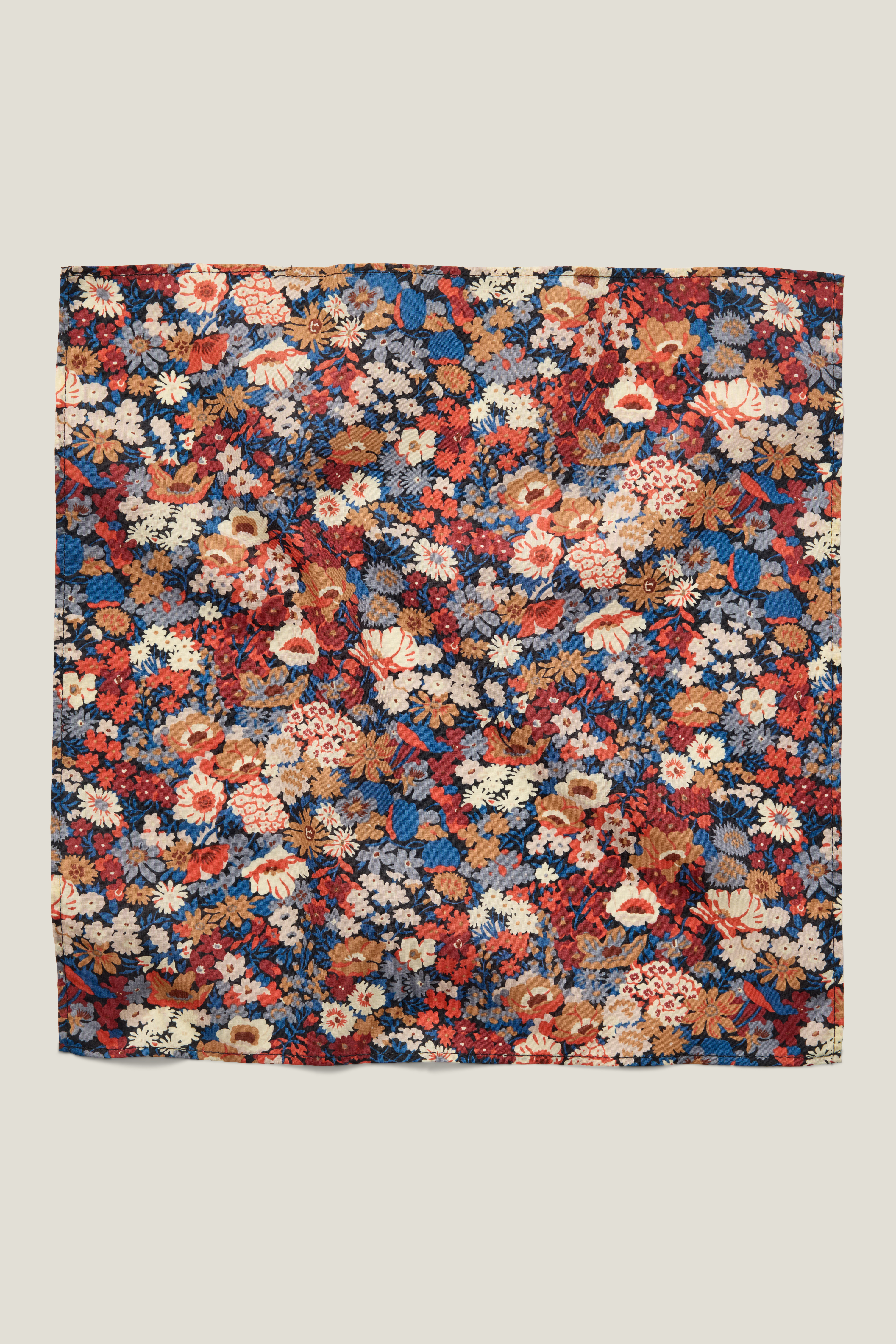 Cotton Pocketsquare Made With Liberty Fabric