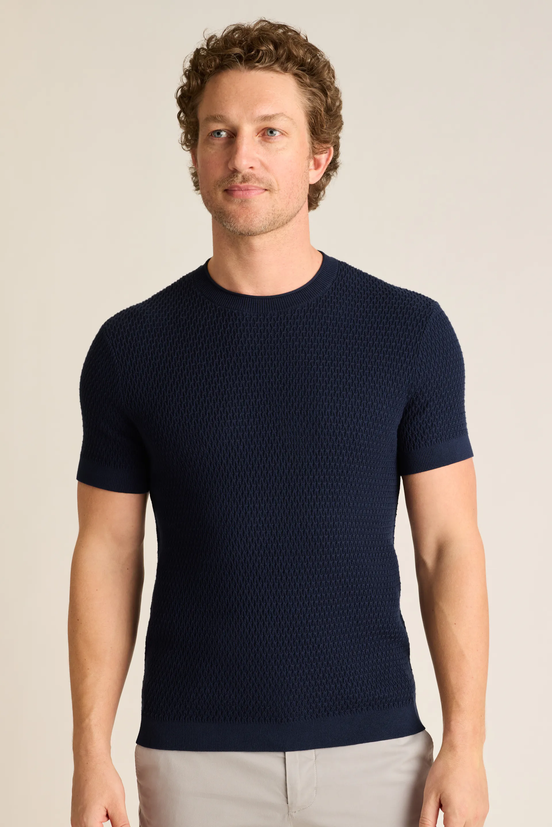 Refined Cotton Sweater Tee