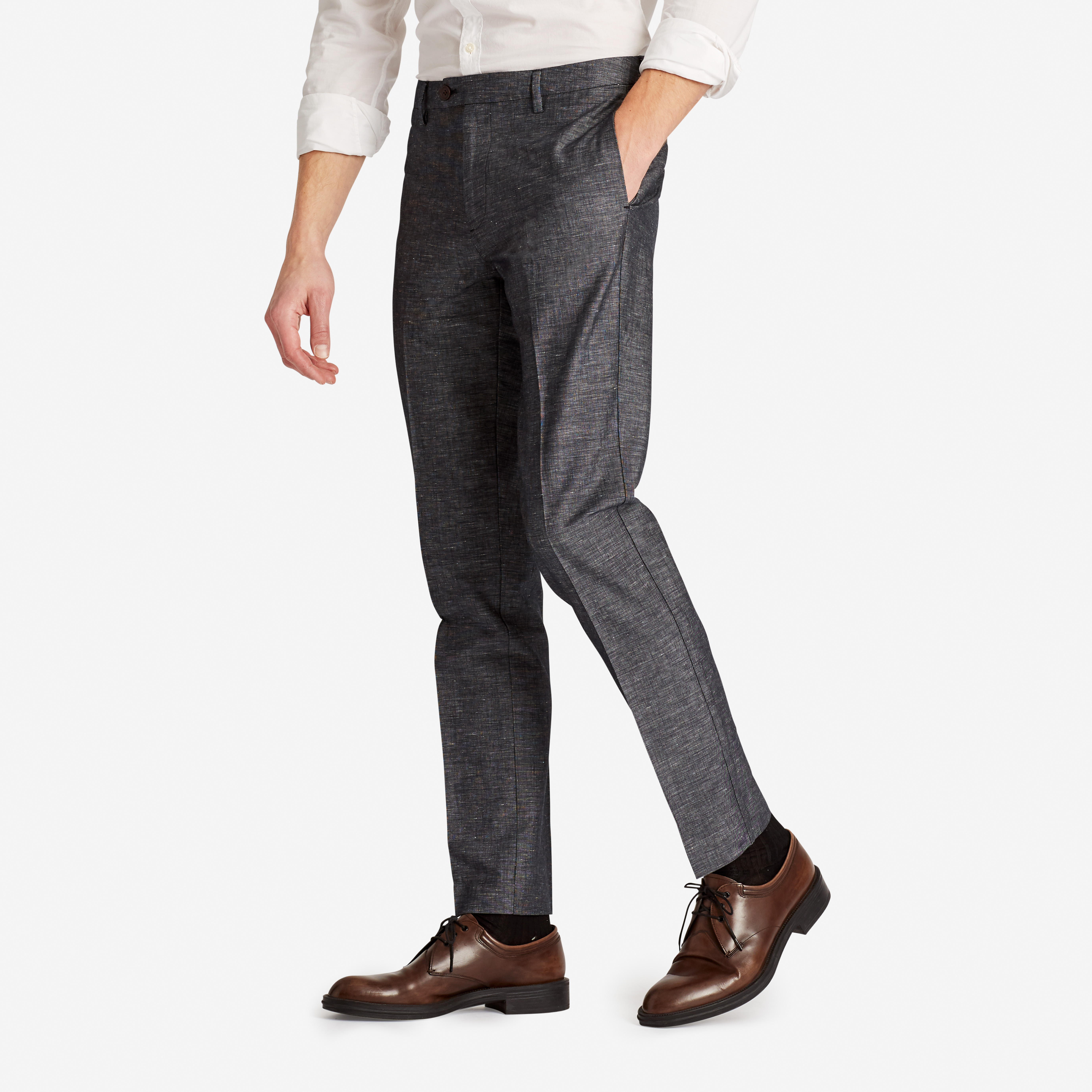 Linen Trouser Navy Chambray Bonobos