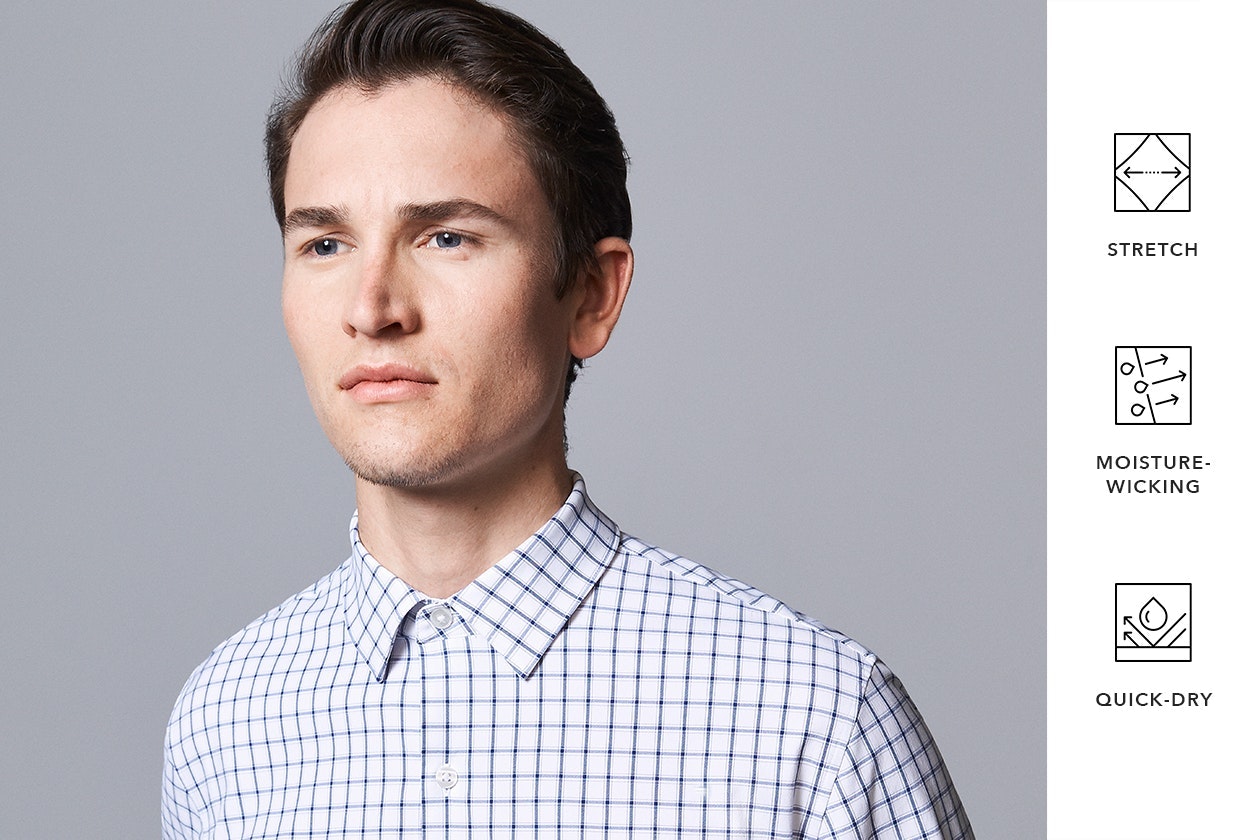 Tech Button Down Shirts Hero Image