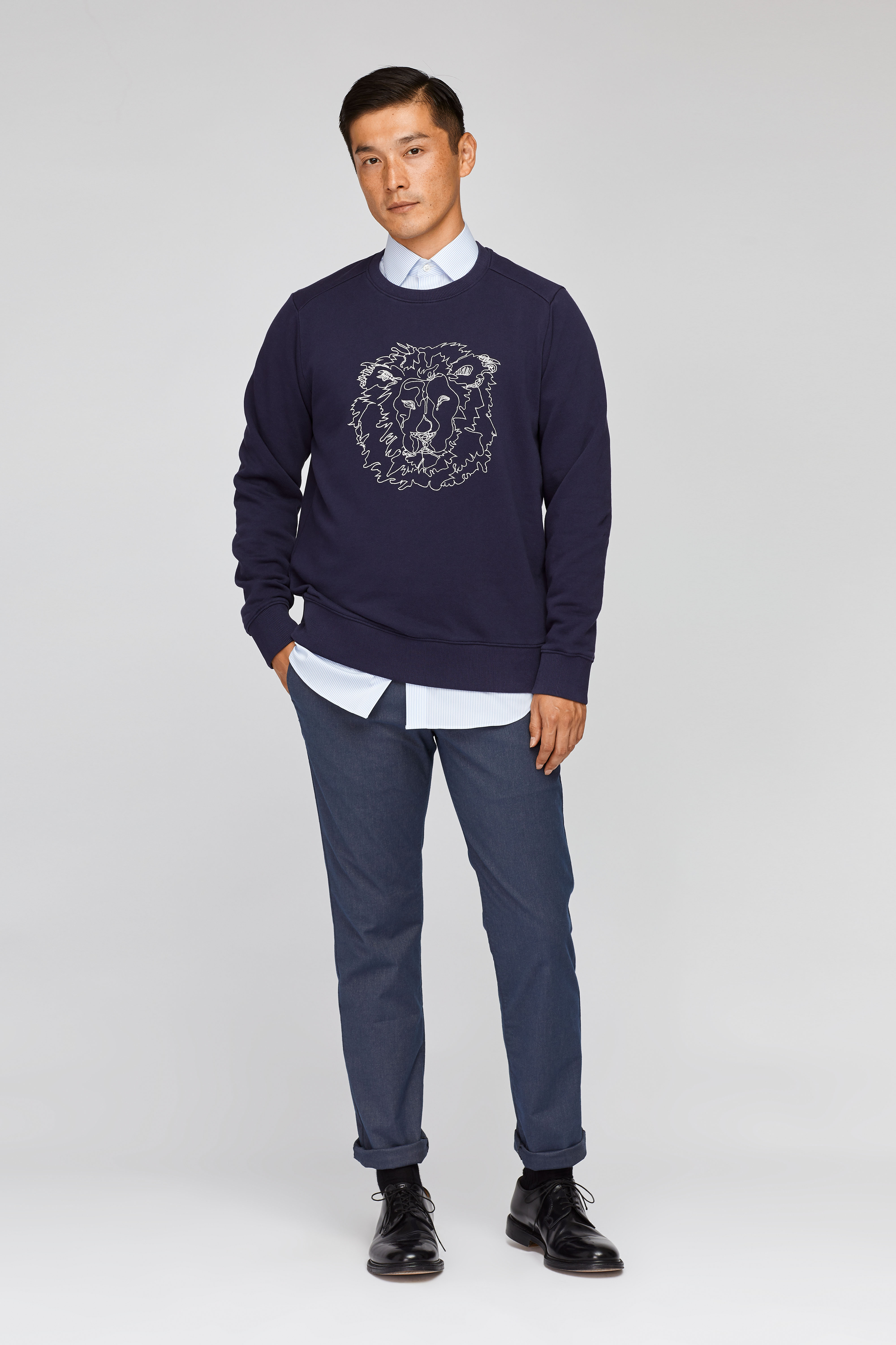 Lion Fleece Crew Neck