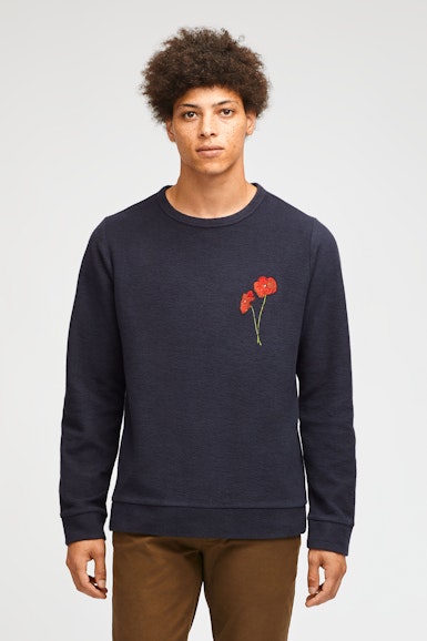 Reverse Fleece Crew Neck Sweatshirt