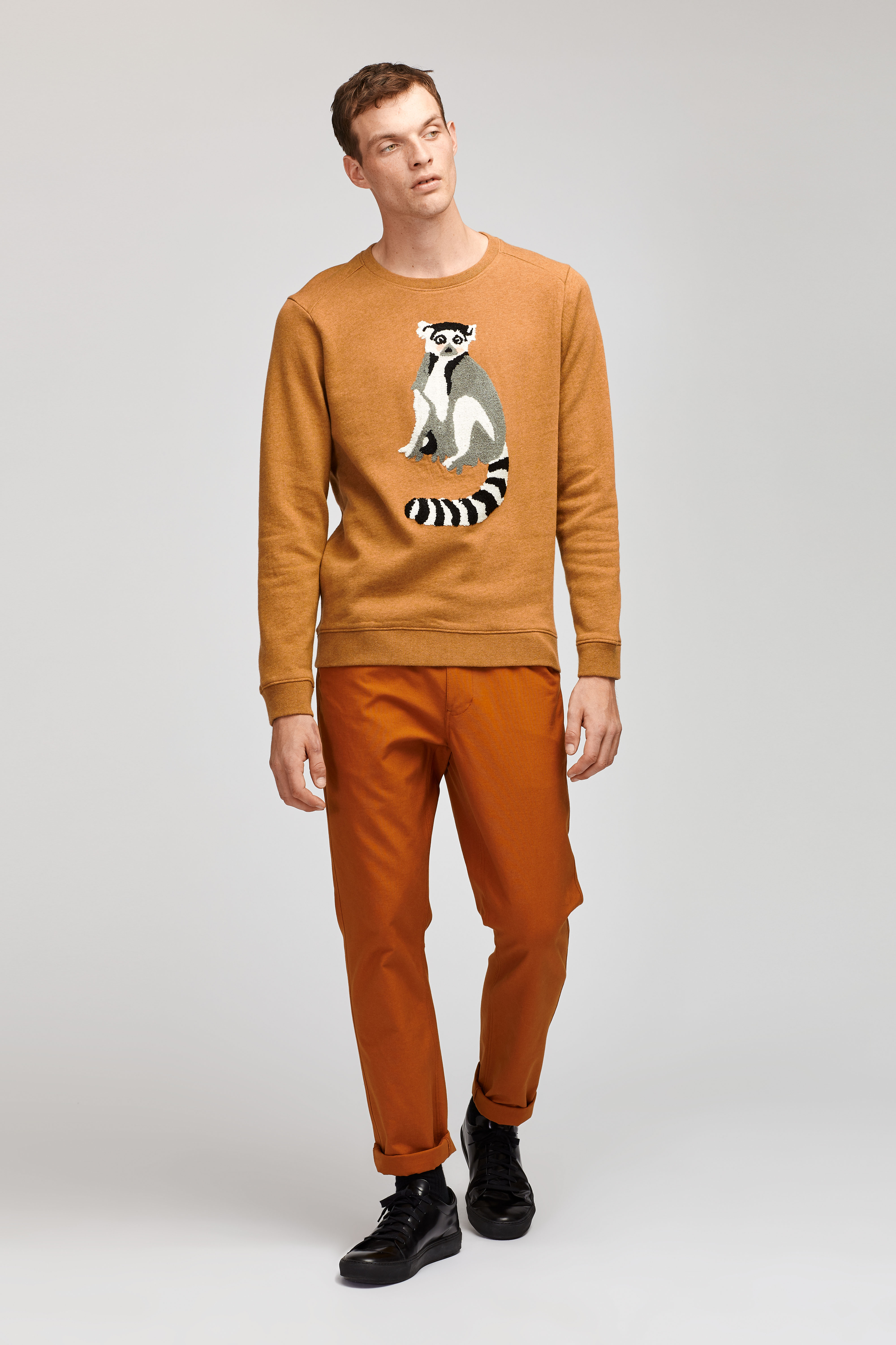 Lemur Fleece Crew Neck