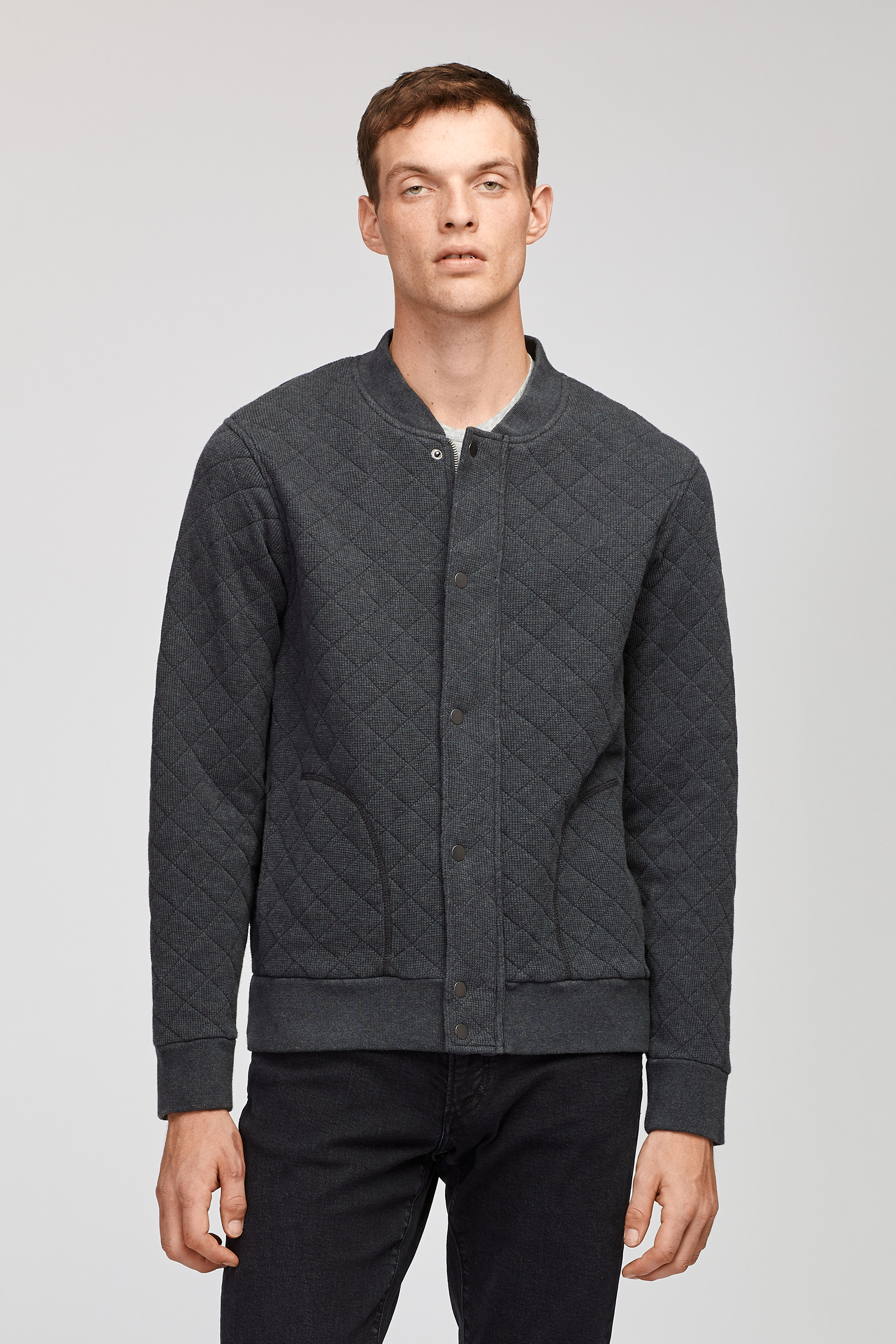 The Quilted Waffle Bomber Jacket