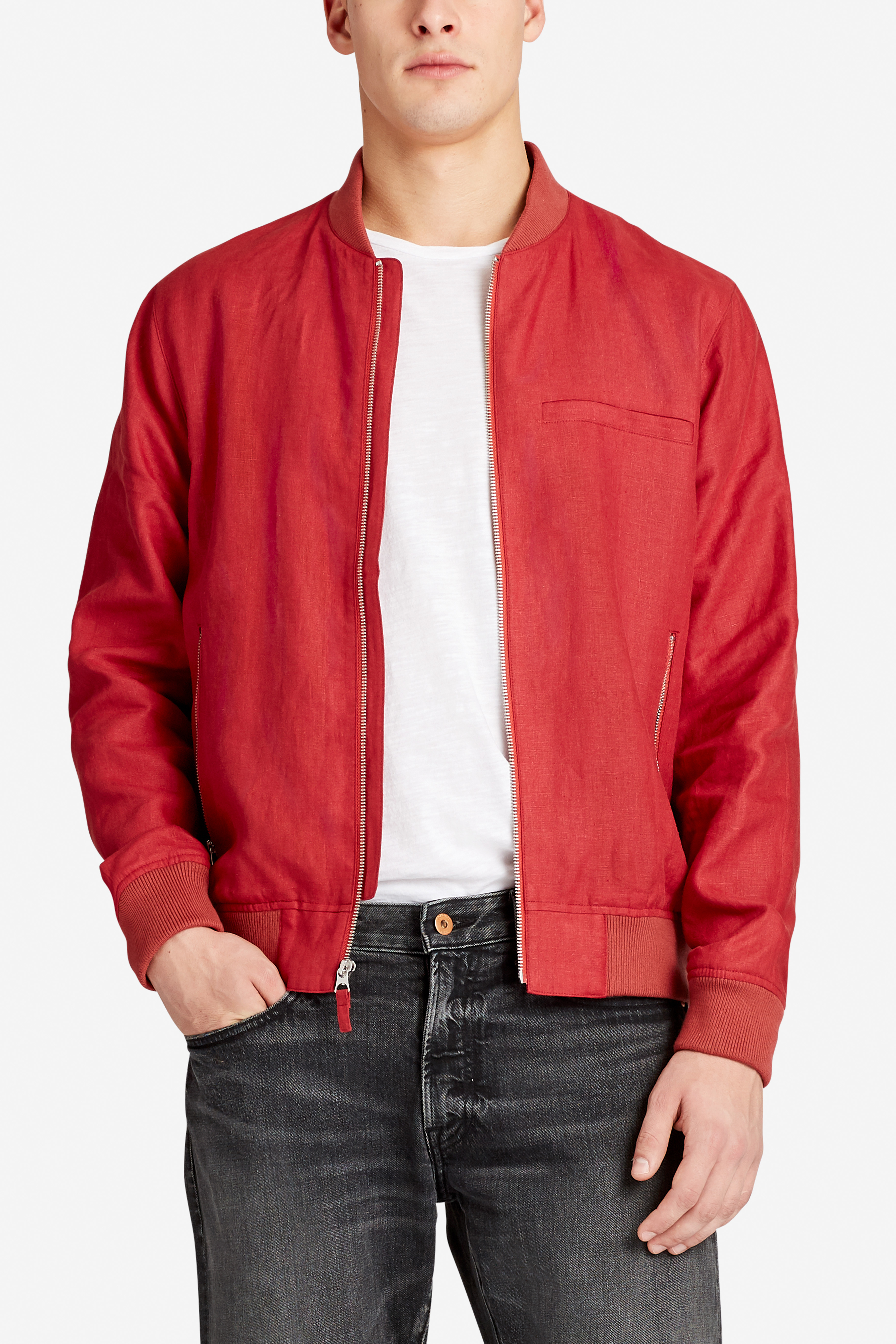 The Linen Bomber Jacket